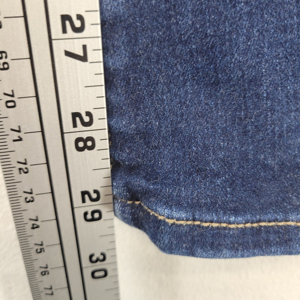 American Eagle Flare Jeans Womens 00 Super High Rise Stretch Dark Wash Denim - Picture 10 of 12